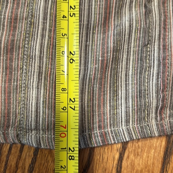 Lane Bryant Womans Button Up Shirt Tucks On Each Side Of Front Size 26/28 - Picture 12 of 14